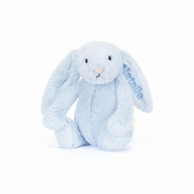 Jellycat Bashful Blue Bunny Medium Australia | 658142GKA